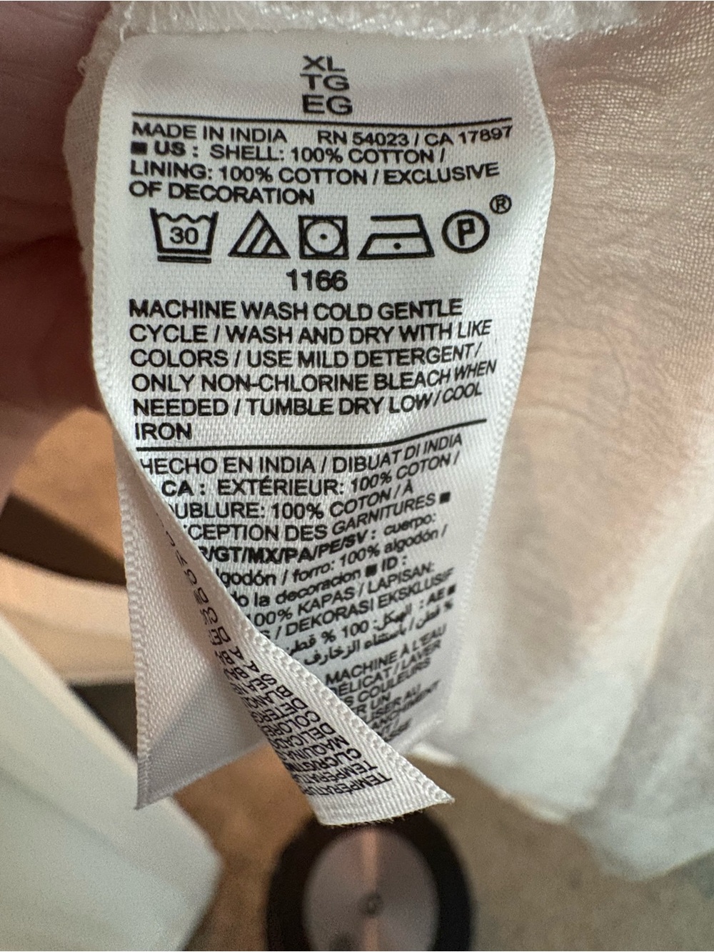 Old Navy White Tie-Shoulder Maxi Dress - Picture 6 of 6